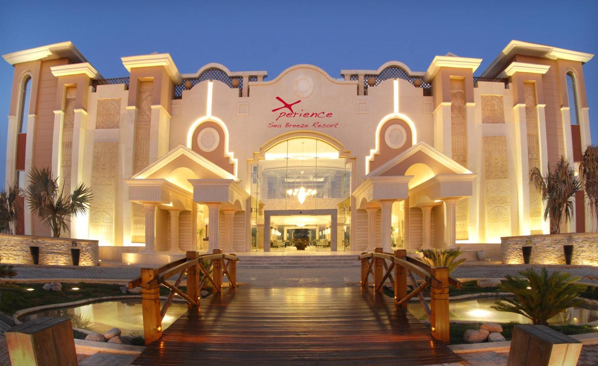 Xperience Sea Breeze Resort Sharm el-Sheikh Exterior foto Entrance of the hotel